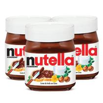 Creme De Avelã, 3 Potes De 350G Nutella