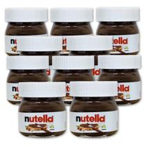 Creme de Avelã Nutella Kit 10 unidades 25g