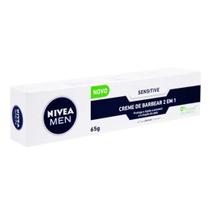 Creme de Barbear 2 em 1 Sensitive 65g - Nivea Men