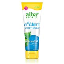 Creme de barbear Alba Botanica, muito emoliente, sem perfume, 240 ml