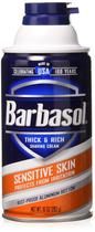 Creme de Barbear Barbasol Espesso e Rico para Pele Sensível 283g