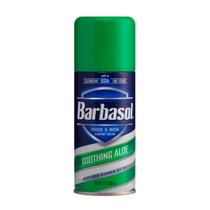 Creme de Barbear Barbasol Soothing Aloe Thick And Rich 198g