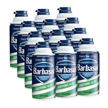 Creme de barbear Barbasol Soothing Aloe Thick & Rich 300mL x12