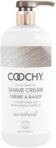 Creme de barbear Coochy Au Natural 946ml para rosto e corpo