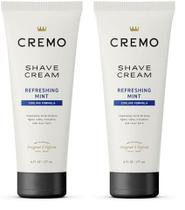 Creme de barbear Cremo Barber Grade Cooling 180ml para homens x2