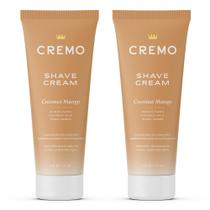 Creme de barbear Cremo Coconut Mango Hidratante 180mL (pacote de 2)