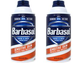 Creme de Barbear Flywrun Barbasol Pele Sensível 283g 2 Unidades