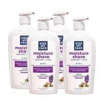 Creme de barbear Kiss My Face Moisture Shave 325 ml de lavanda e karité