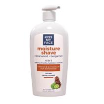 Creme de barbear Kiss My Face, sem fragrância, 325 ml, pacote com 4