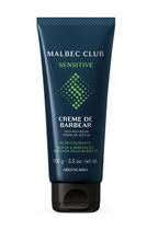 Creme De Barbear Malbec Club Pele Sensível 100G O Boticário