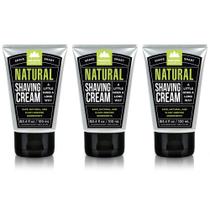 Creme de barbear natural da Pacific Shaving Company Manteiga de karité e creme de barbear com vitamina E para pele sensível e hidratada Fórmula limpa para creme de barbear suave, anti-vermelhidão e sem irritação (3,4 onças, pacote com 3) Creme de barbear natural da Pacific Shaving Company Manteiga de karité e creme de barbear com vitamina E para pele sensível e hidratada Fórmula limpa para creme de barbear suave, anti-vermelhidão e sem irritação (3,4 onças, pacote com 3)