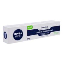 Creme De Barbear Nivea Men Sensitive 2 Em 1 - 65G Creme De Barbear Nivea Men Sensitive 2 Em 1 - 65G