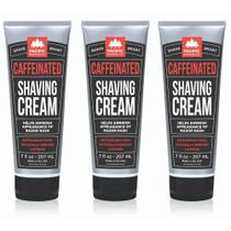 Creme de barbear Pacific Shaving Company com cafeína, 200 mL, pacote com 3 Creme de barbear Pacific Shaving Company com cafeína, 200 mL, pacote com 3