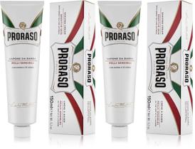 Creme de Barbear Proraso Aveia e Chá Verde para Pele Sensível 150 ml