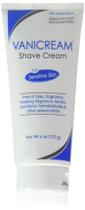 Creme de barbear Vanicream para pele sensível 180 ml (pacote com 3)