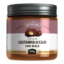 Creme de castanha de caju com avela nutrissima 450g