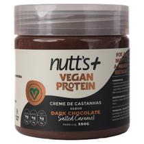 Creme de Castanhas 500g Dark Chocolate Vegan Protein - Nutts Mais
