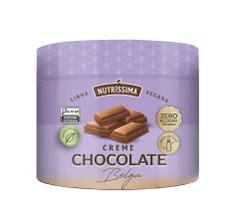 Creme de chocolate belga trufado com castanha 450g produto vegano nutrissima zero açúcar adicionado Creme de chocolate belga trufado com castanha 450g produto vegano nutrissima zero açúcar adicionado