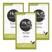 Creme de Coloração Capilar Herb Speedy Soft Black Sem PPD - Kit com 3 Unidades Creme de Coloração Capilar Herb Speedy Soft Black Sem PPD - Kit com 3 Unidades
