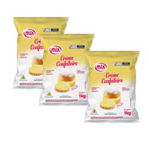 Creme De Confeiteiro Mix Profissional Kit Com 3