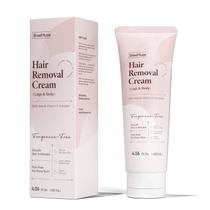 Creme de depilação BreeMuse para pernas, biquínis e axilas femininas