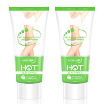 Creme de emagrecimento AIQIUSHA Hot Cream 60mL, pacote com 2 unidades para corpo