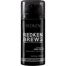 Creme de Fibra Redken Brews para Homens, Fixação Média, Acabamento Natural, 3.4 fl oz (1 unidade)