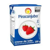 CREME DE LEITE 17 DE GORDURA PIRACANJUBA 200G com 27 unidades - mercearia