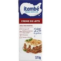 CREME DE LEITE 25 DE GORDURA ITAMBÉ 1,01KG Caixa com 12 Un