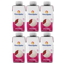 Creme de Leite 35% Bate Chantilly 200g Kit com 6 unidades - Piracanjuba Creme de Leite 35% Bate Chantilly 200g Kit com 6 unidades - Piracanjuba