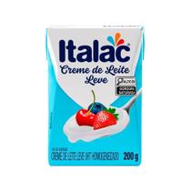 Creme de Leite Italac UHT 10% Tetra Pack 200g - Embalagem com 24 Unidades