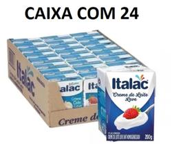 CREME DE LEITE LEVE - COM 24 UNIDADES - 200g ITALAC