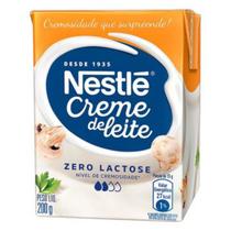 Creme De Leite Nestlé Zero Lactose 200g kit com 5 unidades