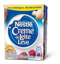 Creme De Leite Uht Leve Homogeneizado Original Nestlé Caixa 200g Creme De Leite Uht Leve Homogeneizado Original Nestlé Caixa 200g