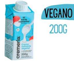 Creme de Leite Vegetal Vegano Cremeria A Tal da Castanha 200g Creme de Leite Vegetal Vegano Cremeria A Tal da Castanha 200g