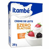 Creme de leite zero lactose 200g itambé