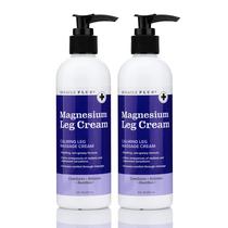 Creme de magnésio Miracle Plus, loção para alívio de pernas, conjunto de 2 peças