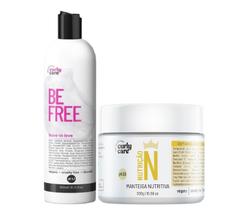 Creme De Manteiga Curly Care E Leave-In Be Free 2X300Ml