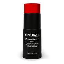 Creme de maquiagem Blend Stick Mehron Face Body Paint 21g vermelho