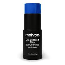 Creme de maquiagem Blend Stick Mehron Face Paint 21g azul Halloween Creme de maquiagem Blend Stick Mehron Face Paint 21g azul Halloween