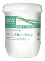 Creme De Massagem Acido Hialuronico 650g Dagua Natural - D'AGUA NATURAL
