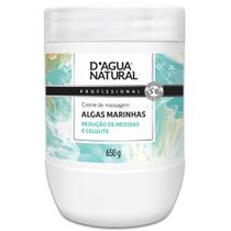 Creme De Massagem Algas Marinhas 650g Dagua Natural Celulite