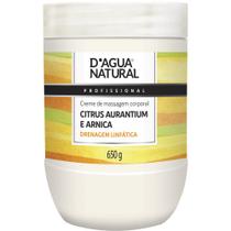 Creme de massagem citrus aurantium e arnica 650g dágua natural