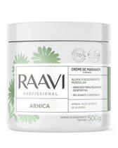 Creme de Massagem Corporal Arnica 500g Raavi Creme de Massagem Corporal Arnica 500g Raavi