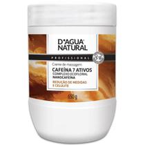 Creme De Massagem Corporal Cafeína 7 Ativos 650g Dagua Natural - D'água Natural