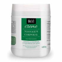 Creme de Massagem Corporal Centella Asiática e Castanha da Índia 680g - BioSoft