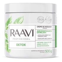 Creme de Massagem Corporal Detox 500g - Raavi Creme de Massagem Corporal Detox 500g - Raavi