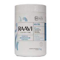 Creme de Massagem Corporal Neutro 1kg - Raavi