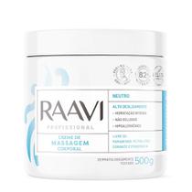 Creme de Massagem Corporal Neutro 500g - Raavi