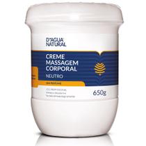 Creme De Massagem Corporal Neutro D'água Natural 650g